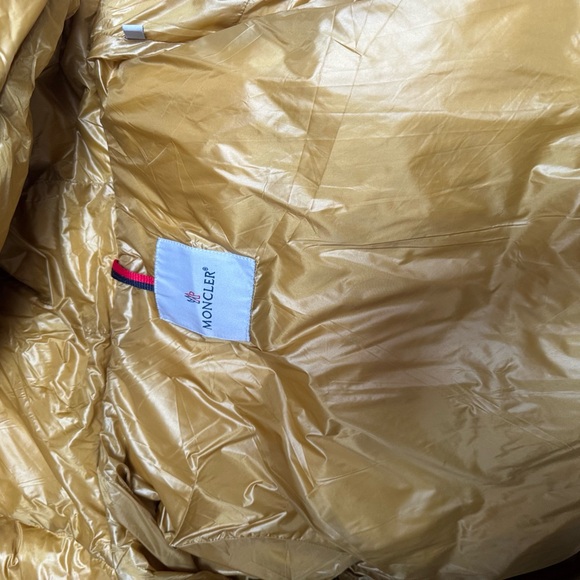 Moncler Mustard Puffer Jacket - Picture 5 of 9